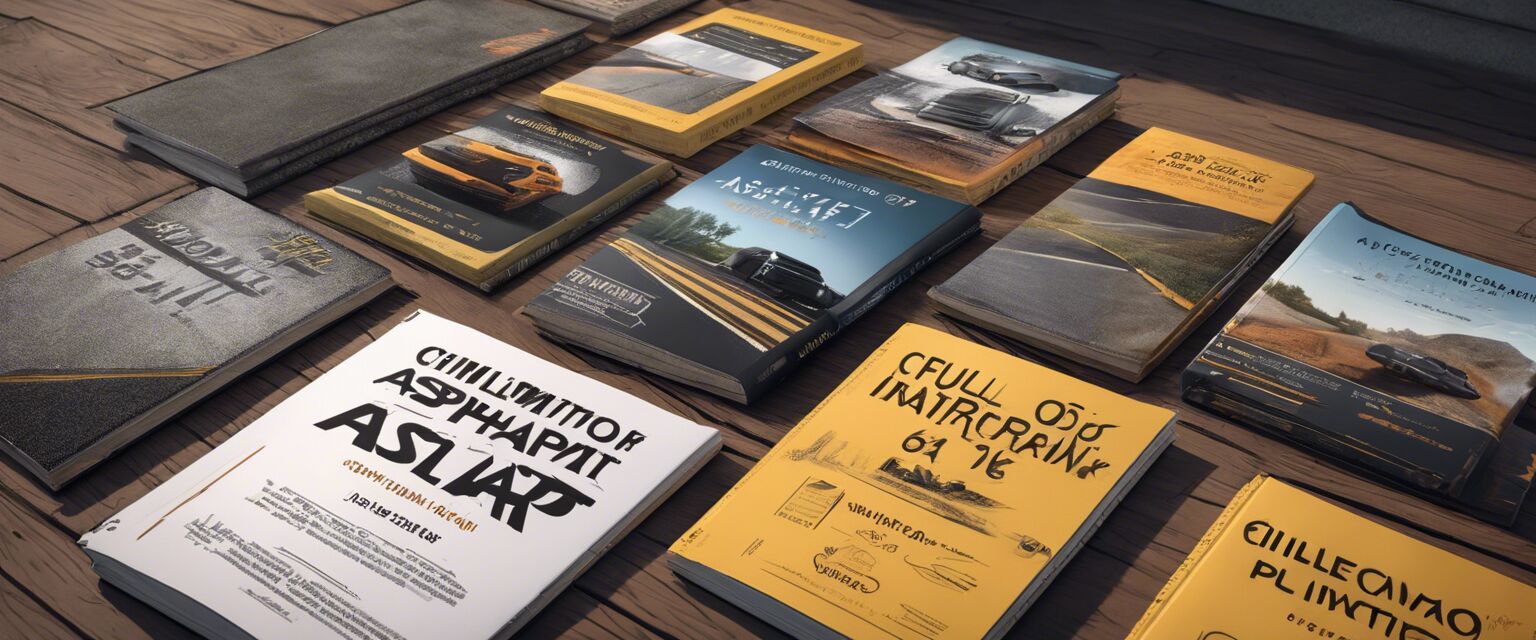 Books on asphalt paving