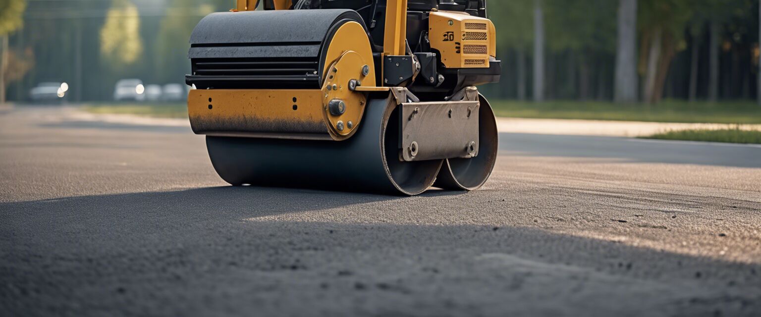 Asphalt roller application