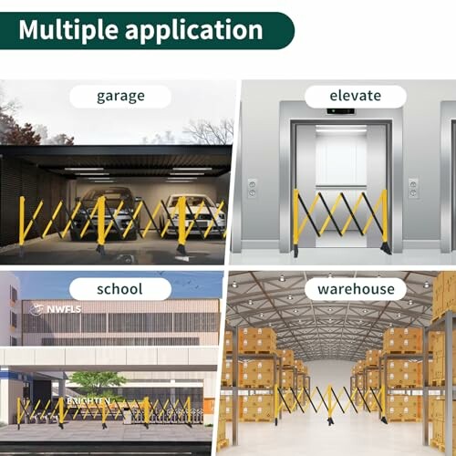 Image showing barrier gate used in garage, elevator, school, and warehouse.