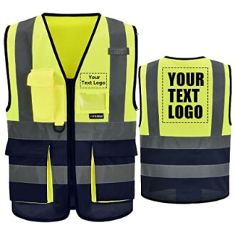 A-SAFETY High Visibility Reflective Safety Vest